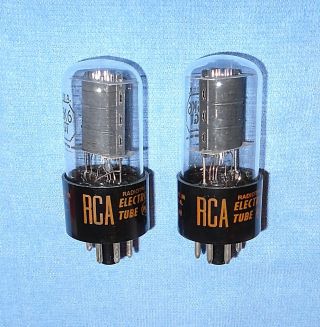 2 Nos Rca 6k6gt Vacuum Tubes - 1960 