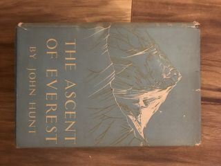 The Ascent Of Everest By John Hunt (hardback,  First Edition,  1953)