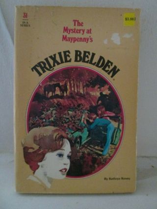 3 Trixie Belden Paperbacks by Kathryn Kenny 30,  31,  34 in 4