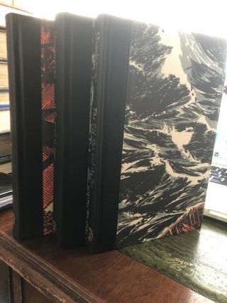 Hemingway Folio Society X3 Farewell To Arms Sun Also Rises Old Man And The Sea