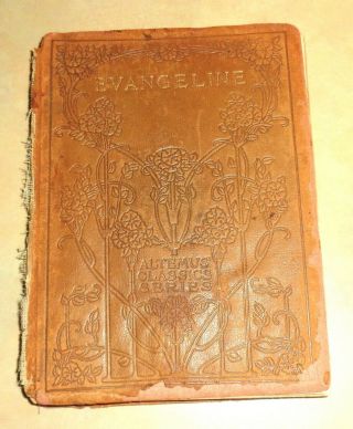 Evangeline By Henry W.  Longfellow - Artemus Classic Series - Leather Bound Book