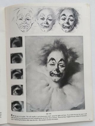 Clowns Characters Leon Franks - Walter T.  Foster Publication Vtg How To Book 50s