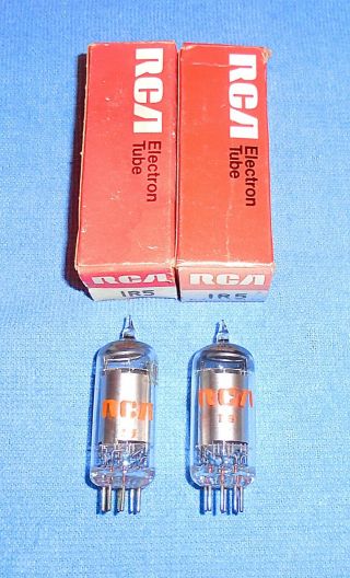 2 Nos Rca 1r5 Vacuum Tubes - Vintage Converter Mixers For Am Radios