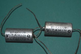 One Nos Sprague Vitamin Q.  1 Uf 600 Vdc Audio Tone Paper/oil Capacitor