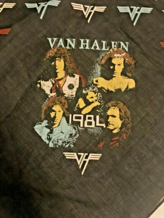 Van Halen 1984 Bandanna - Vintage