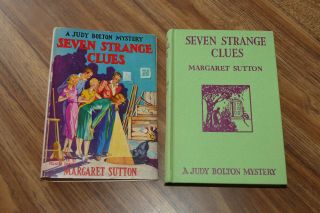 Judy Bolton Mystery 4 Seven Strange Clues - Hc Dj -