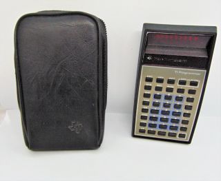 Vintage Texas Instruments Ti - Programmer Datamath Calculator Base 8,  10,  16