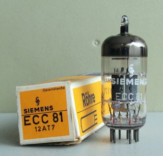 Perfectly Balanced Siemens - Halske Ecc81 (12at7) Tube,  Nib,