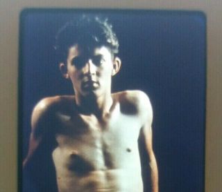 Vintage 35mm Slide Nude Erect Man Gay Male Model Edited For Display 05