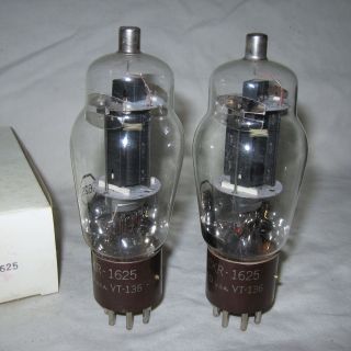 (2) NOS KEN - RAD JAN CKR 1625 / VT - 136 Radio Vacuum TUBES for ARC5 ART - 13 3