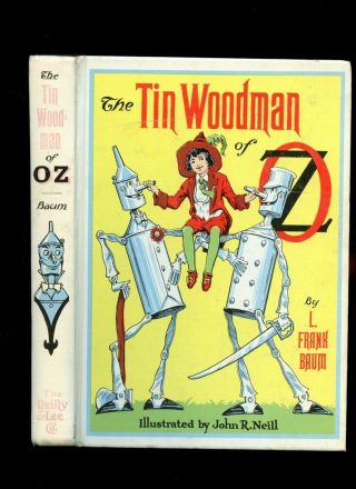 Baum,  L.  Frank: The Tin Woodman Of Oz (white Spine) Pc 1st Thus
