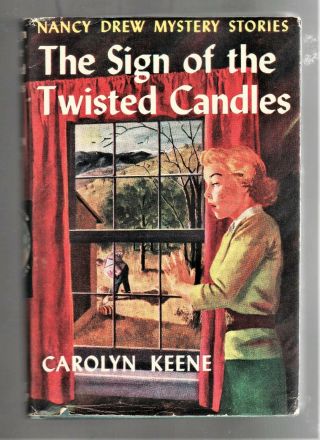 Nancy Drew 9 Sign Of The Twisted Candles Hardcover W/dust Jacket 1933