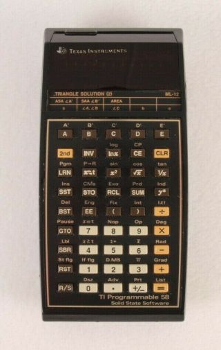 Texas Instruments Ti 58 Programmable Calculator Repair