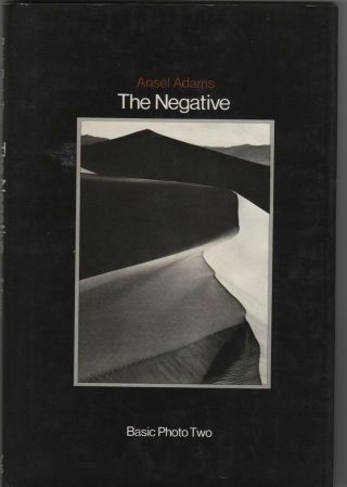 Ansel Adams,  The Negative,  Basic Photo Two 1948 5th Printing Hc Dj Vg