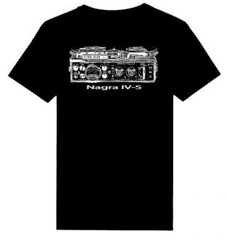 Nagra Iv - S Reel To Reel Tape Recorder Printed Heavy Weight T - Shirts S - 5xl