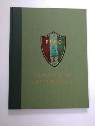 John Arthur Brown / Short History of Pine Valley Golf Club Book 1968 3