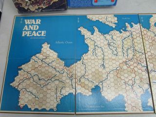Vintage Avalon Hill WAR AND PEACE The Game of the Napoleonic Wars Bookcase Game 2
