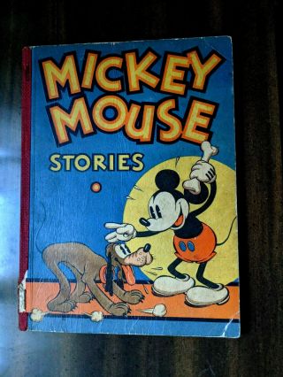 1934 Mickey Mouse Book Number 2 Walt Disney Studios Disneyland Cartoon Character