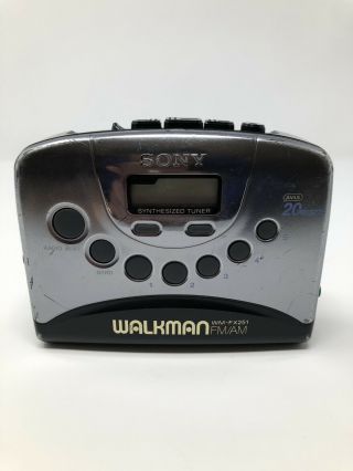 Sony Digital Walkman WM - FX251 Radio Cassette & Sony Cassette Corder M - 527V P/R 2