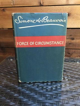 Simone De Beauvoir Force Of Circumstance 1st Edition 1st Printing