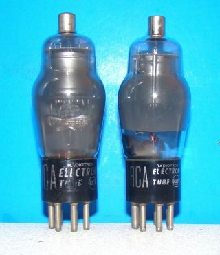 No 6a7 Rca Type Radio Amplifier Vintage Vacuum Tubes 2 Valve St 6a7g 6a7