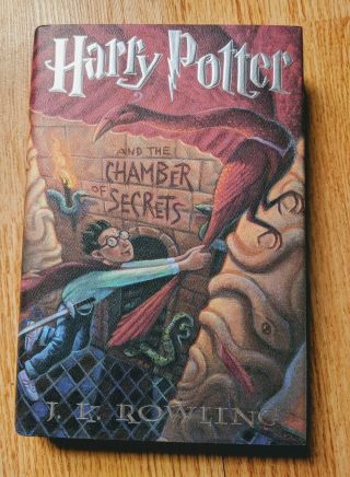 Harry Potter And The Chamber Of Secrets 1st Ed No 2 Hard Cover J.  K Rowling