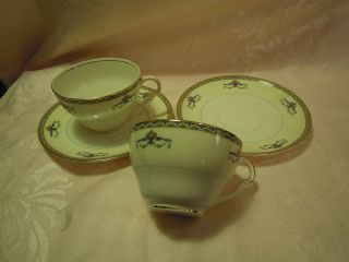 Vintage Cup & Saucer 2 Pope Gosser Melrose Cream Sm Design