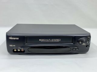 Memorex Vcr Mvr4040a 4 Head Stereo Vhs Player Rec Great Fast 