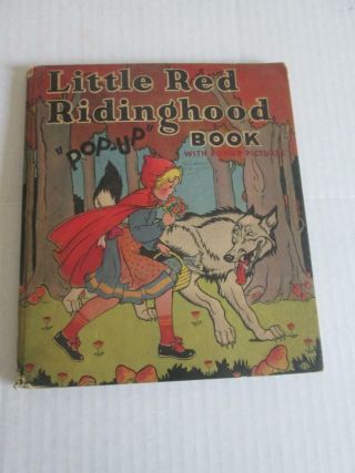 Little Red Riding Hood 1934 Pop - Up Book