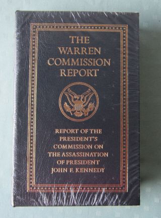 Easton Press The Warren Commission Report Gold Edges On Pages