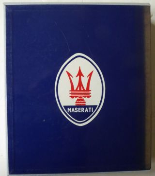 Maserati A Complete History From 1926 To Present By Luigi Orsini