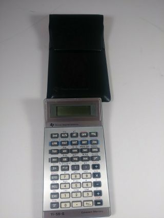 Very Vintage Ti - 55 Calculator Texas Instrument Calculator Gray