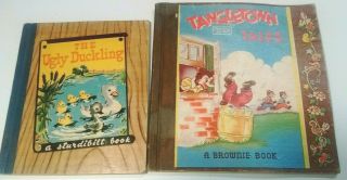 1947 Vintage Book The Ugly Duckling & Tangletown Tales Kenosha Wisconsin 2 Books
