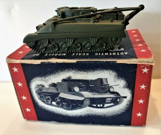 Vintage Ww Ii Cast Iron Authenticast M - 32 Tank Recovery 5174 (gun Missing)