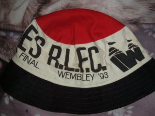 Widnes Rlfc Vintage Beanie Hat Wembley 1993