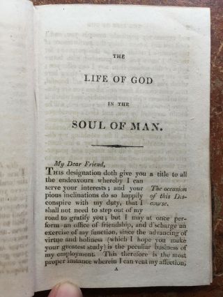 1812 The Life of God in the Soul of Man by Henry Scougal - Edition 5