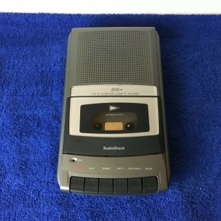 Radio Shack Portable Cassette Tape Recorder Dual Power No Cord Ctr - 120 / 14 - 1127