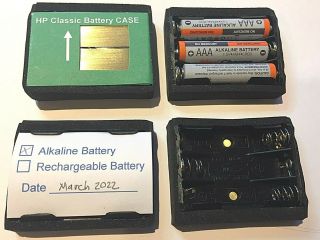 Alkaline Hewlett Packard Calculator Battery Case Hp 35,  45,  55,  65,  67,  And 80