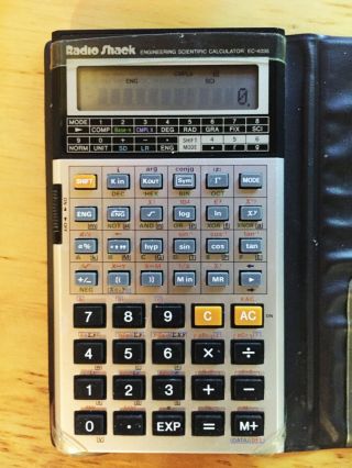 Radio Shack Ec - 4035 Vintage Engineering Scientific Calculator W/ Case 65 - 983