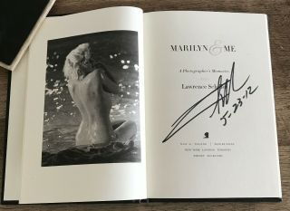 Marilyn & Me Signed Lawrence Schiller Photographer Monroe Memoir 1st Ed/print Vf