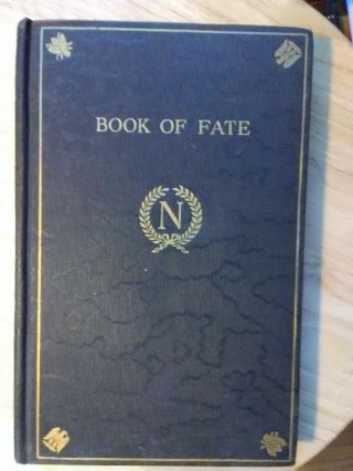 Book Of Fate Napoleon Occult 1927 Hardcover Ancient Egypt Manuscript