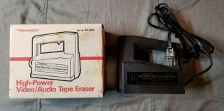 Realistic High Power Bulk Tape Eraser 44 - 233 Video Audio Radio Shack Usa Made