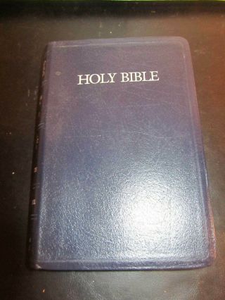 1988 Holy Bible - Leather Bound - King James Version,  Words Of Christ In Red