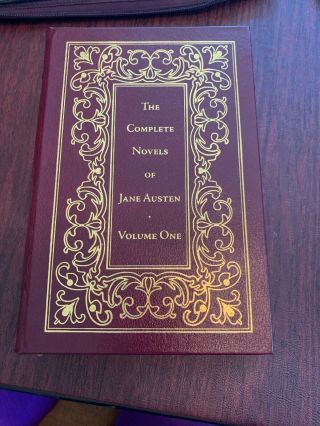 Complete Novels Of Jane Austen,  1996 Tally Press Fine Binding Volume 1