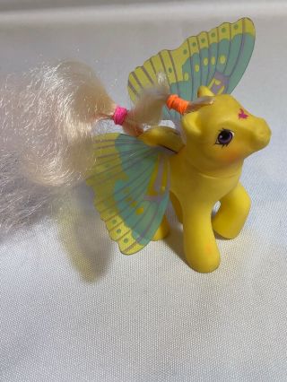 Vintage My Little Pony Hasbo 1988 " Summer Wing Pony " Called " Little Flitter ".