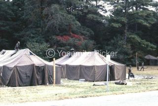 Vintage Slide Sl83 ☆ 1981 Us Army Soldiers Tents 165a
