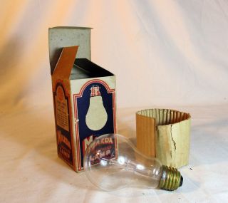 Vintage Mazda Gasfilled Lamp Bulb Light Globe