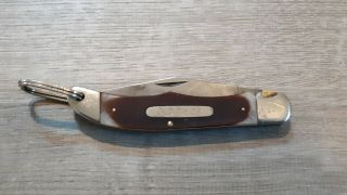 Vintage Schrade Old Timer 1250t Lockblade Hunting Knife