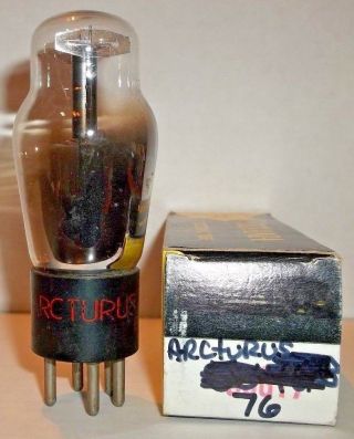 Vintage Arcturus Type 76 Vacuum Tube Radio Audio Amplifier