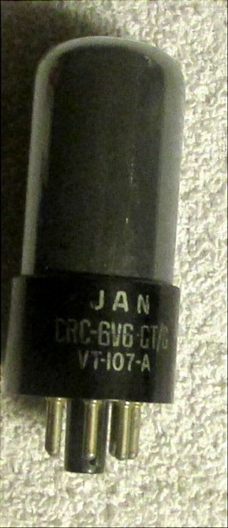 One Vintage Rca Jan - Crc - 6v6 Gt/g,  Vt - 107 - A Tube